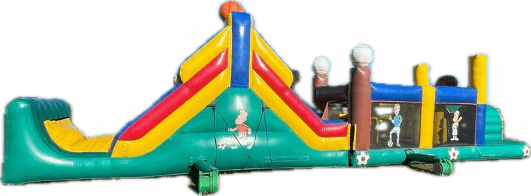 50ft Obstacle Course And Slide